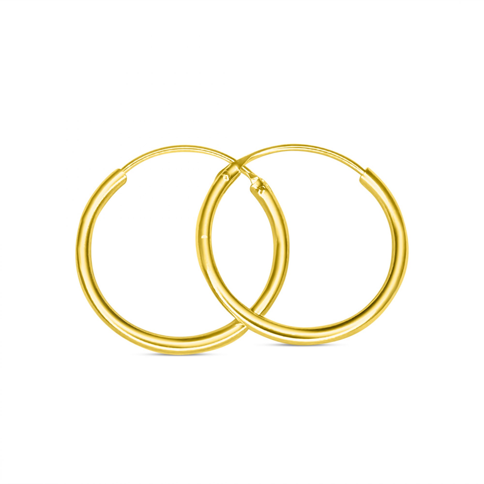 Κρίκοι επίχρυσοι (24.5mm)