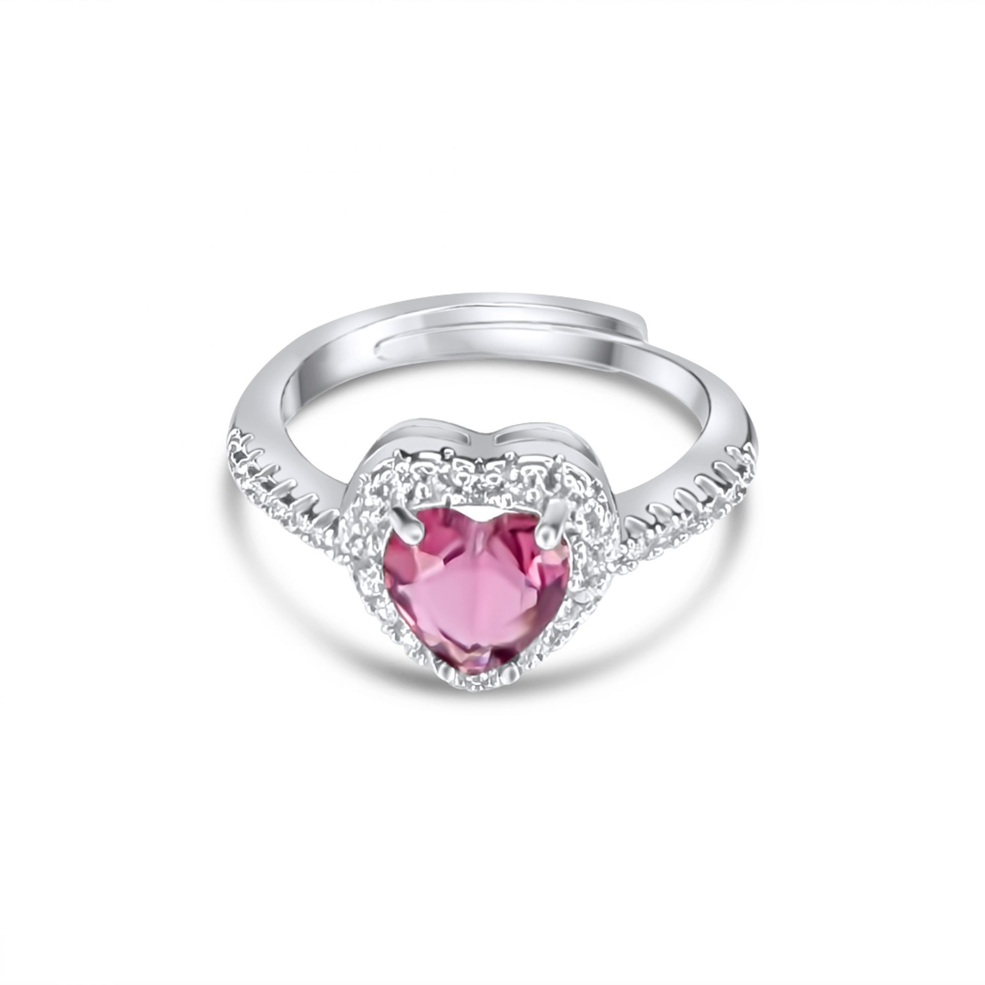 Multi stone stainless steel ring