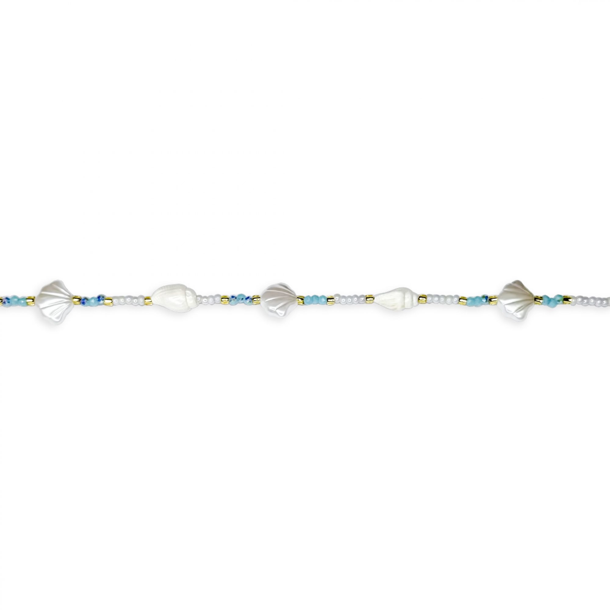 Beaded Shell Bracelet