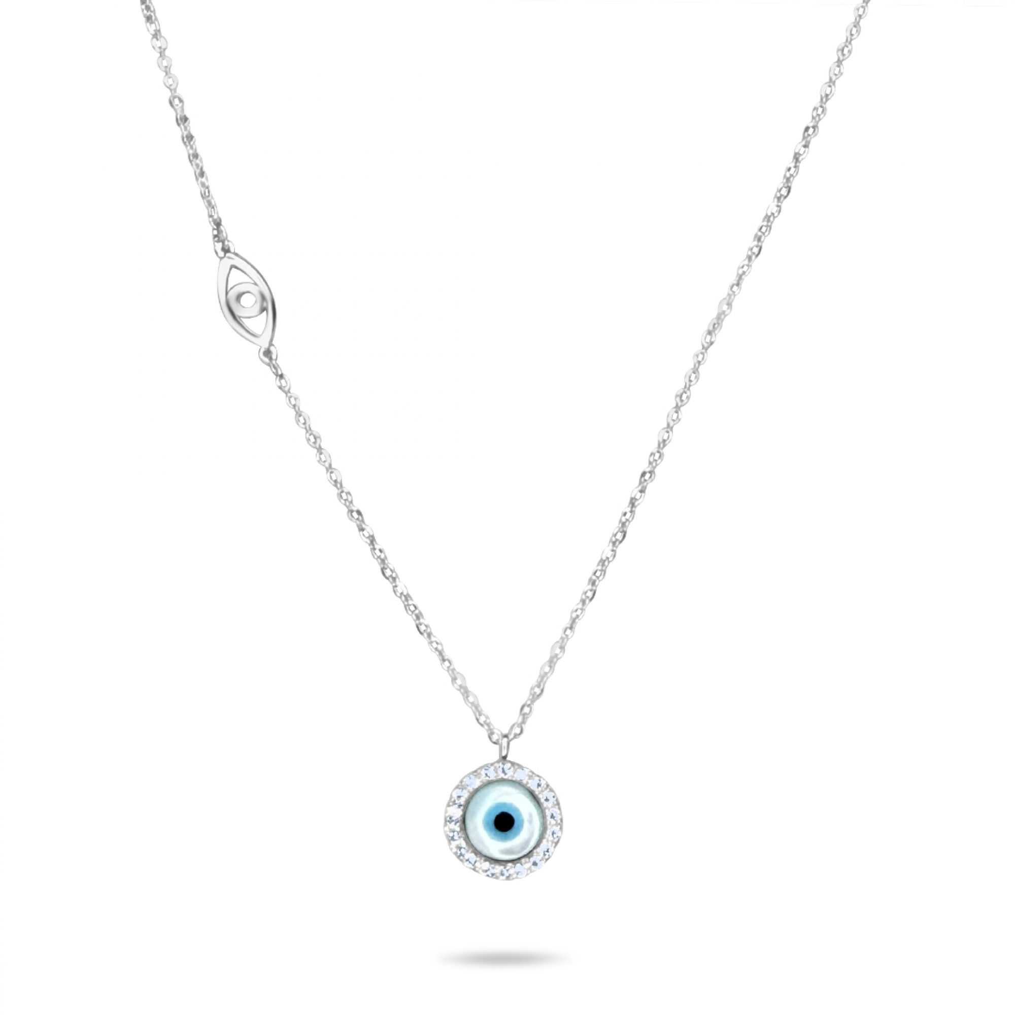 Stainless Steel Evil Eye Necklace