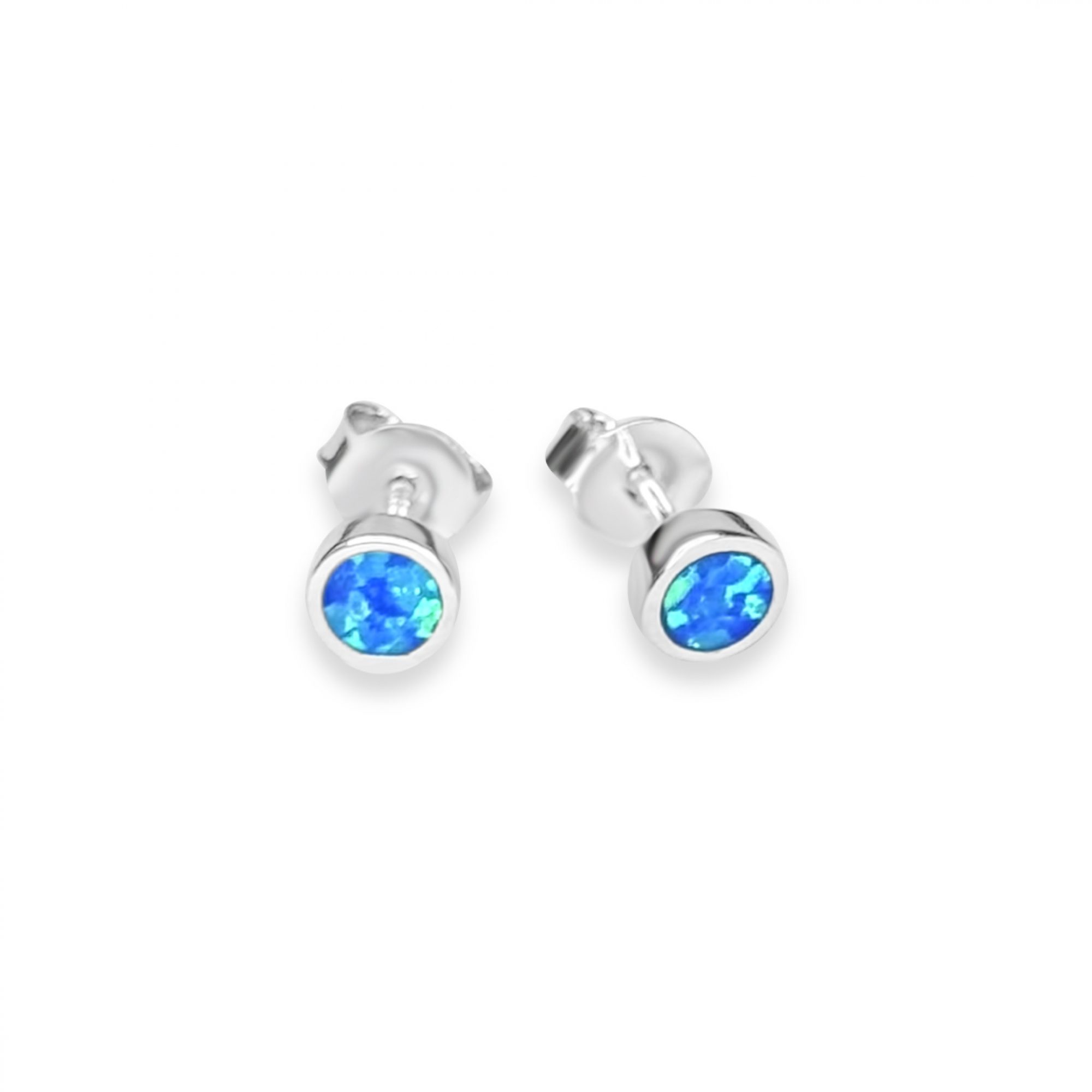 Stud opal earrings 