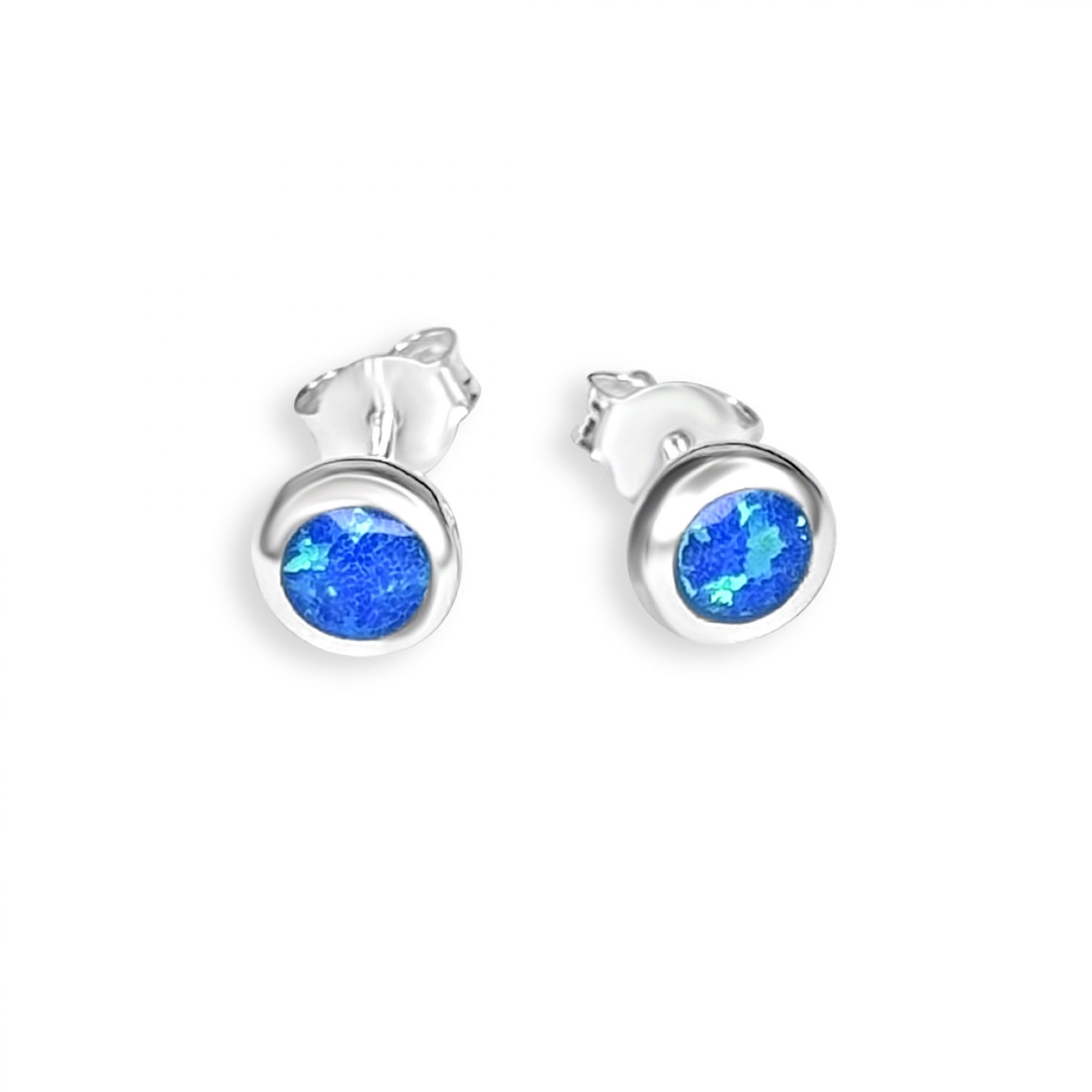 Stud opal earrings 
