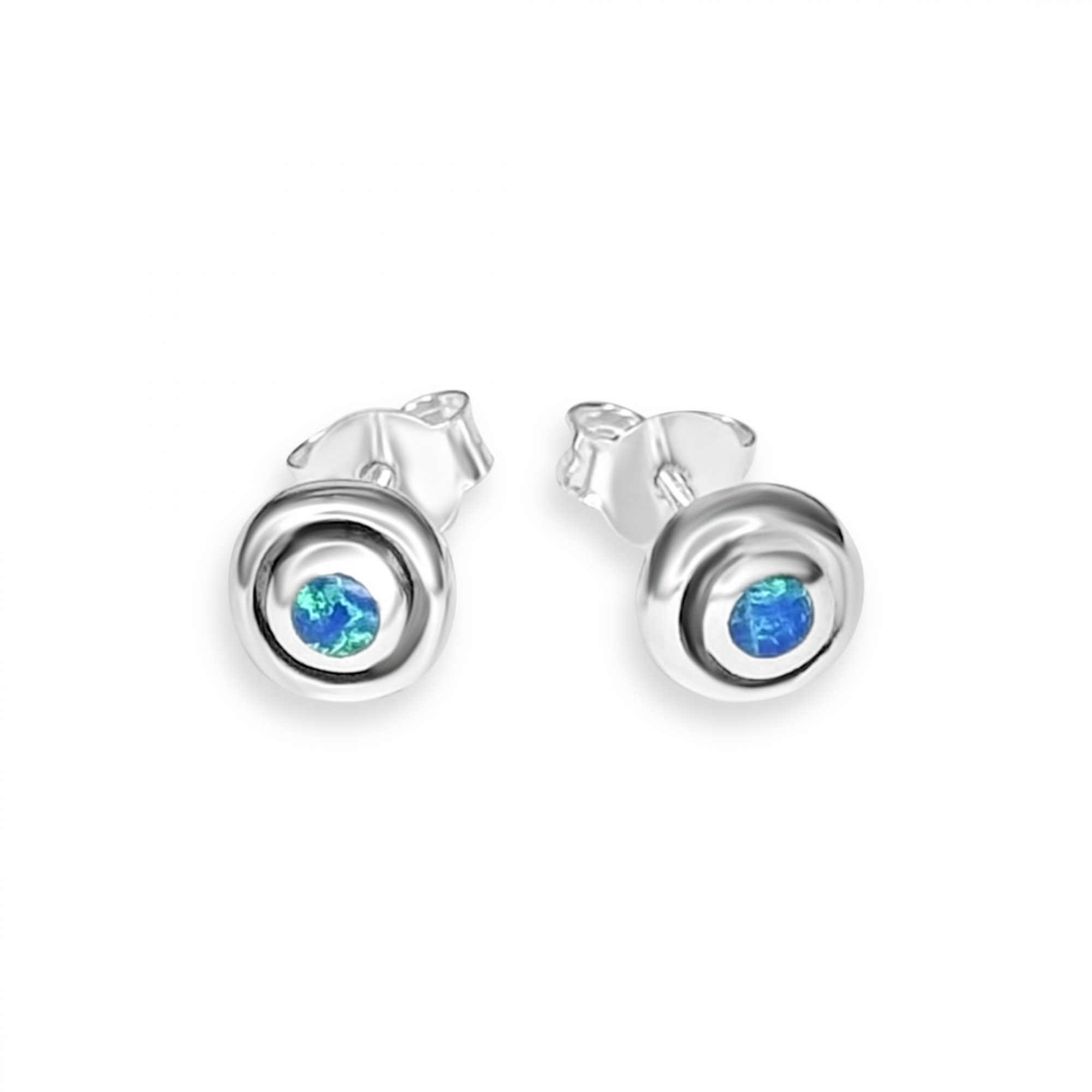 Stud opal earrings 