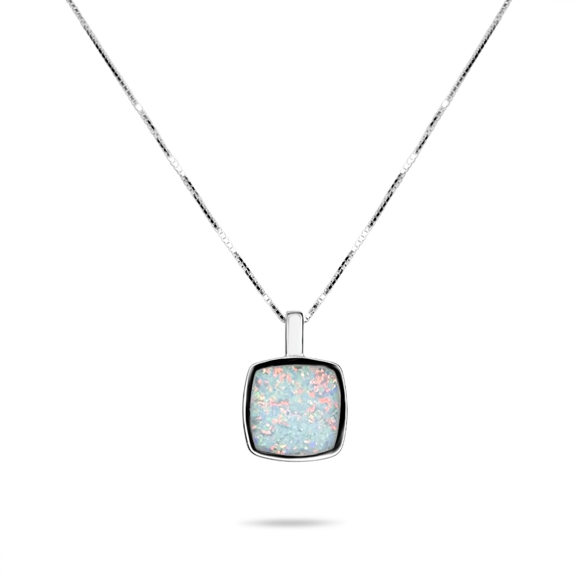 White opal pendant