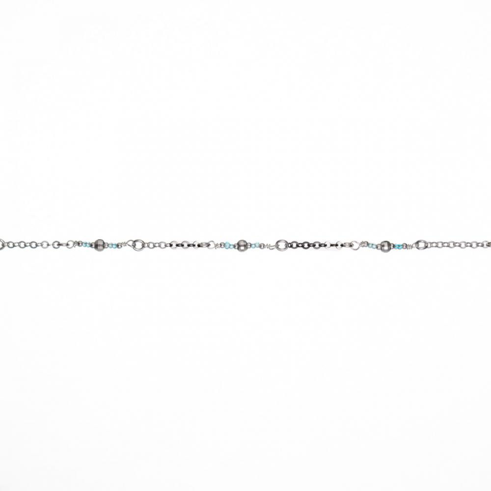 Βραχιόλι με μπλε χάντρες