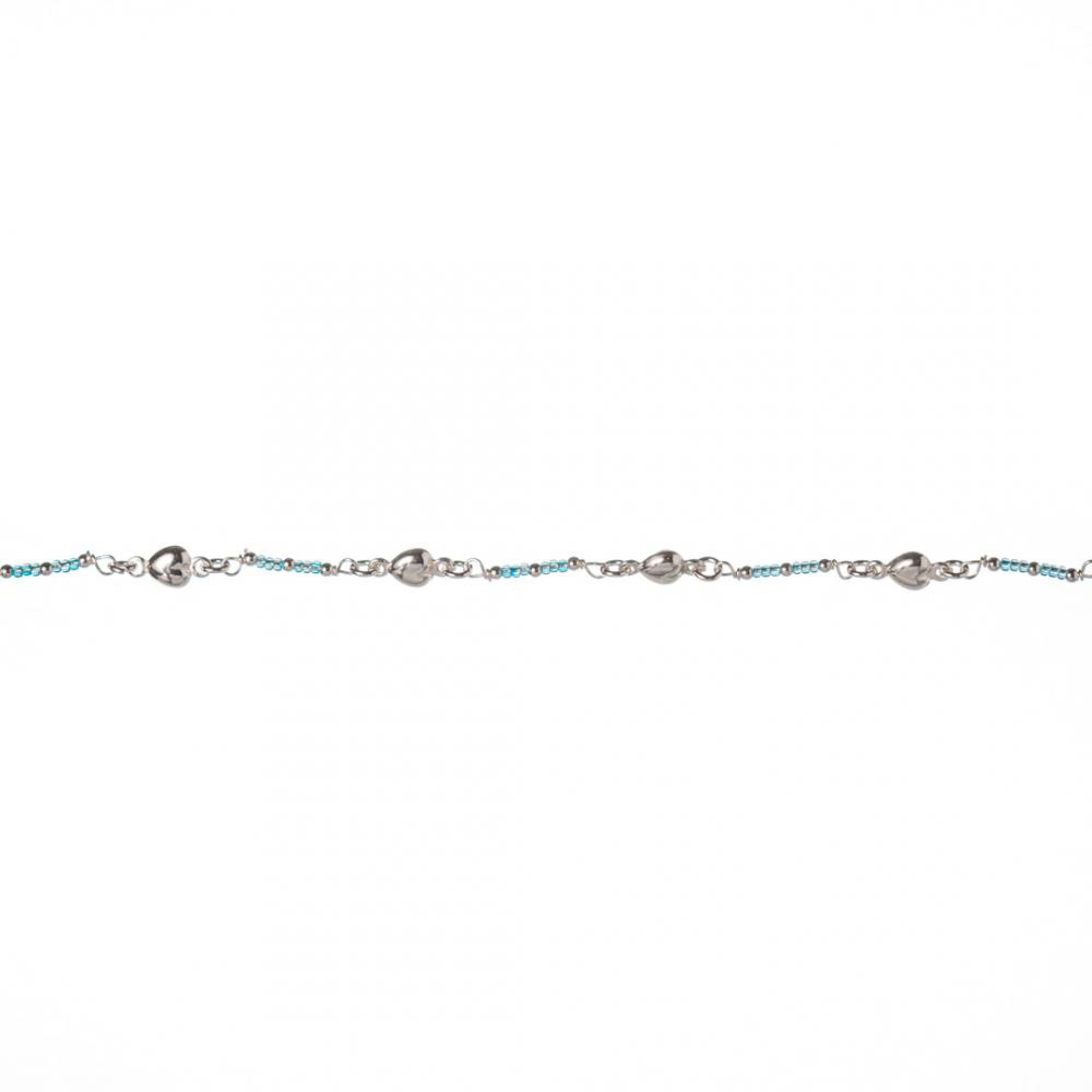 Bracelet with blue beads
