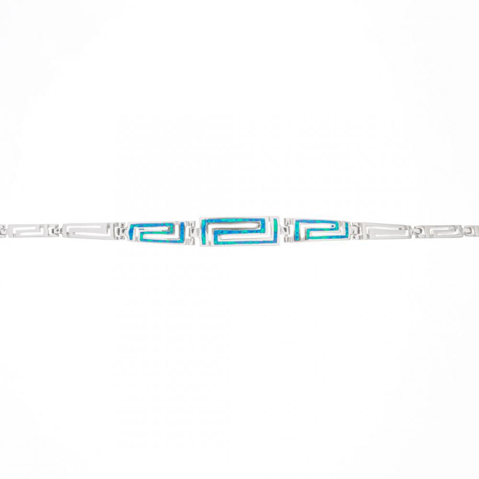 Βραχιόλι με πέτρες όπαλ και μαίανδρο