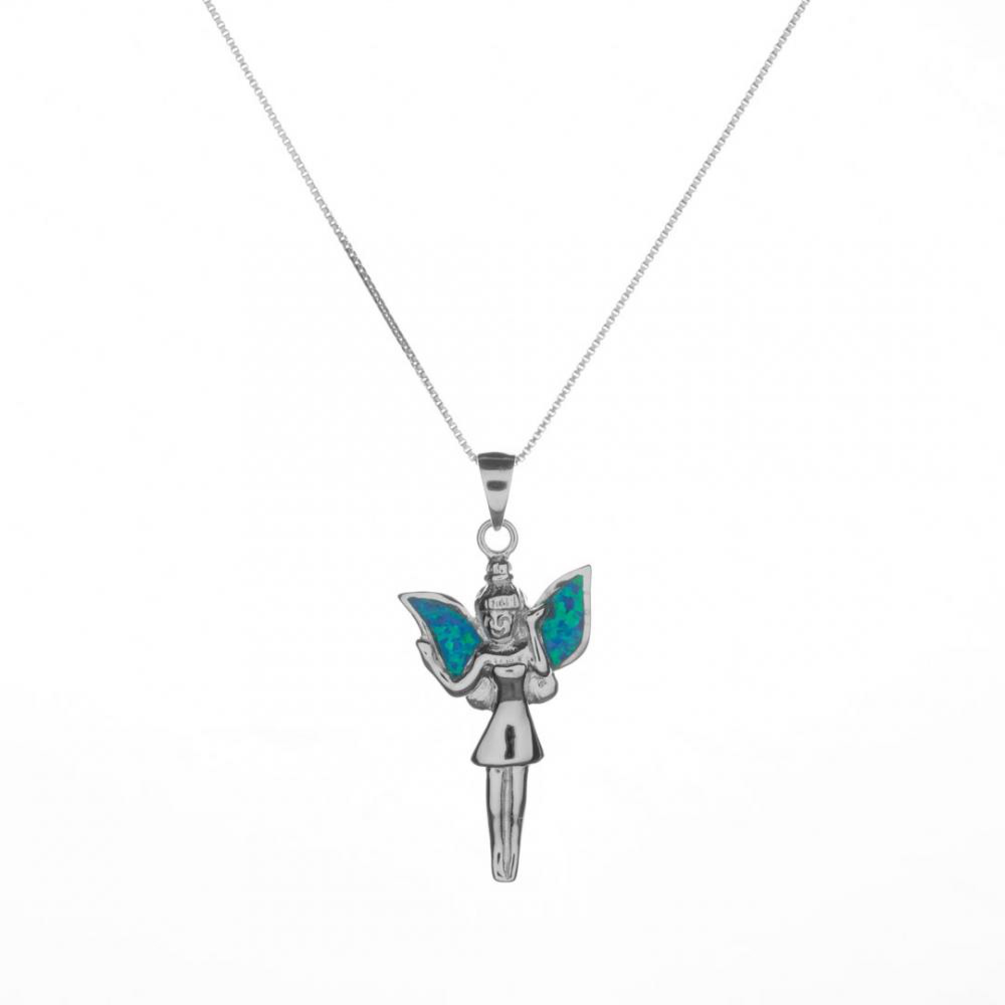 Opal fairy pendant 