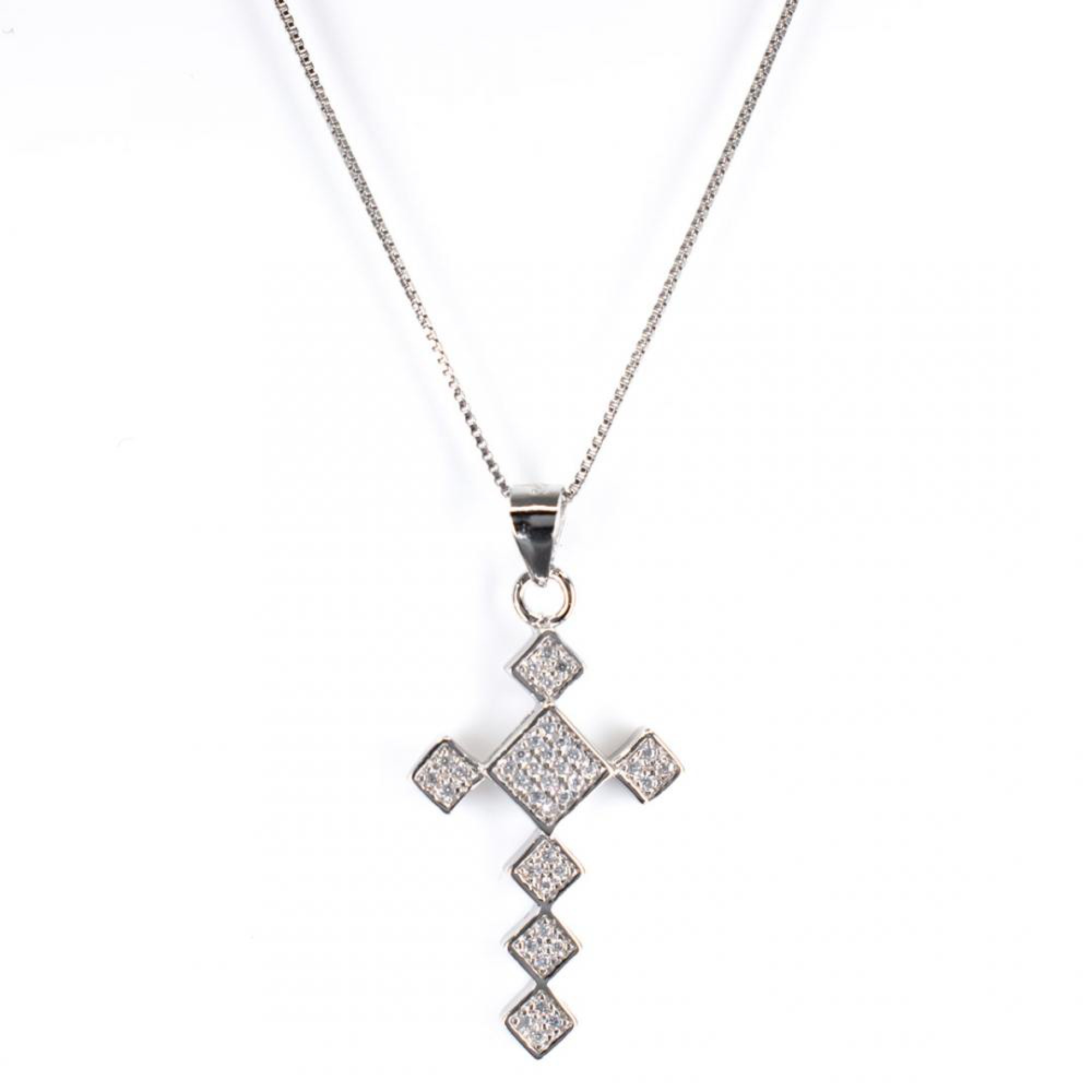 Σταυρός με ζιργκόν πέτρες