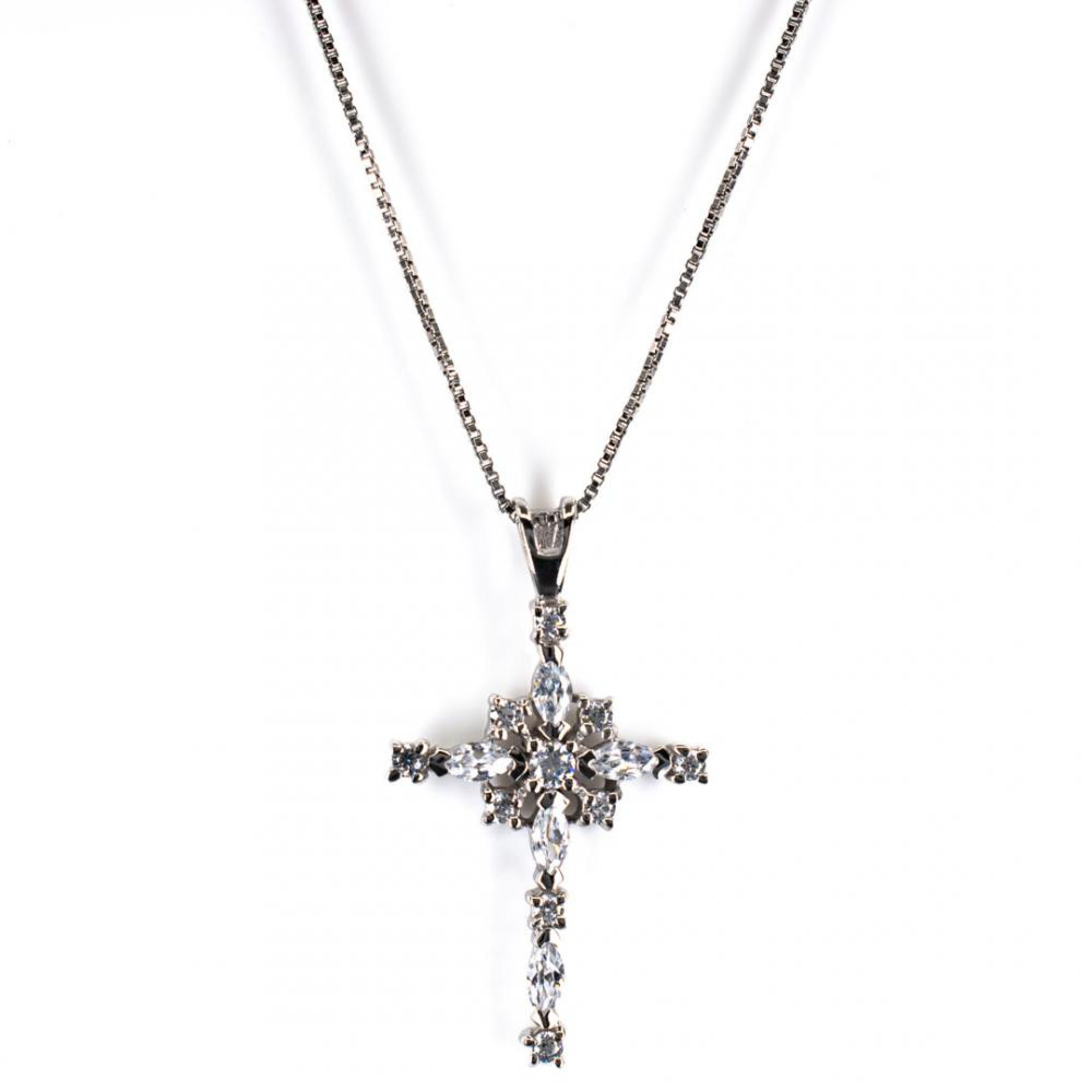 Σταυρός με ζιργκόν πέτρες