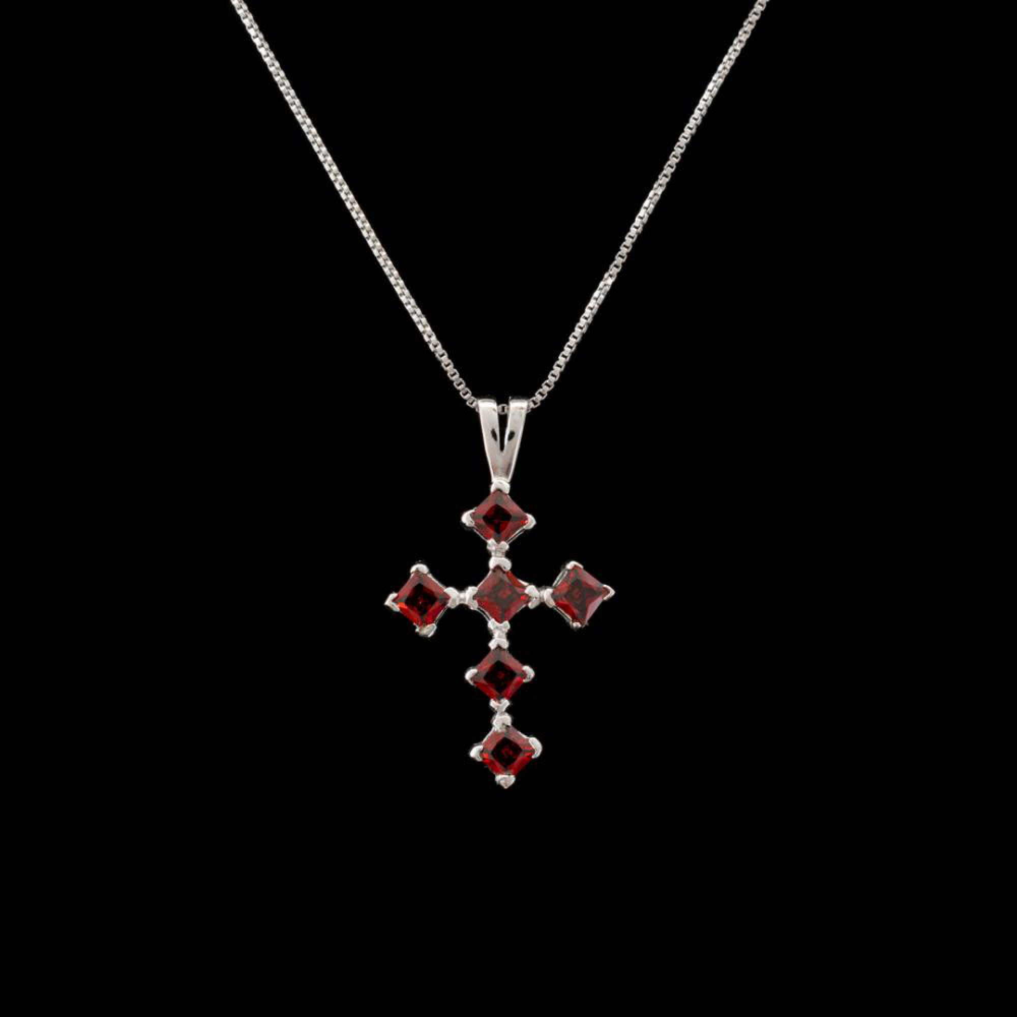 Σταυρός με πέτρες γρανάδα 