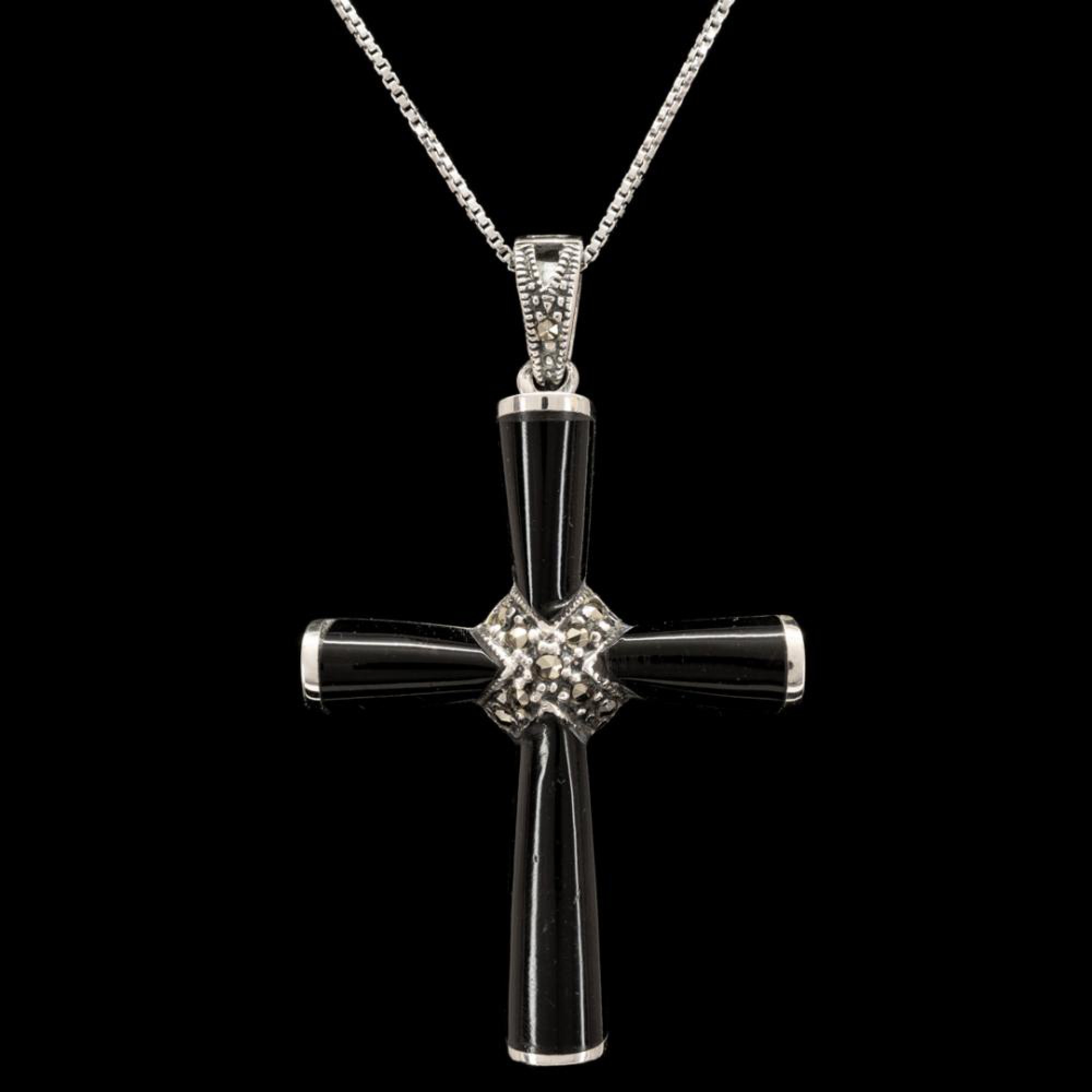 Σταυρός με αχάτη και μαρκασίτες