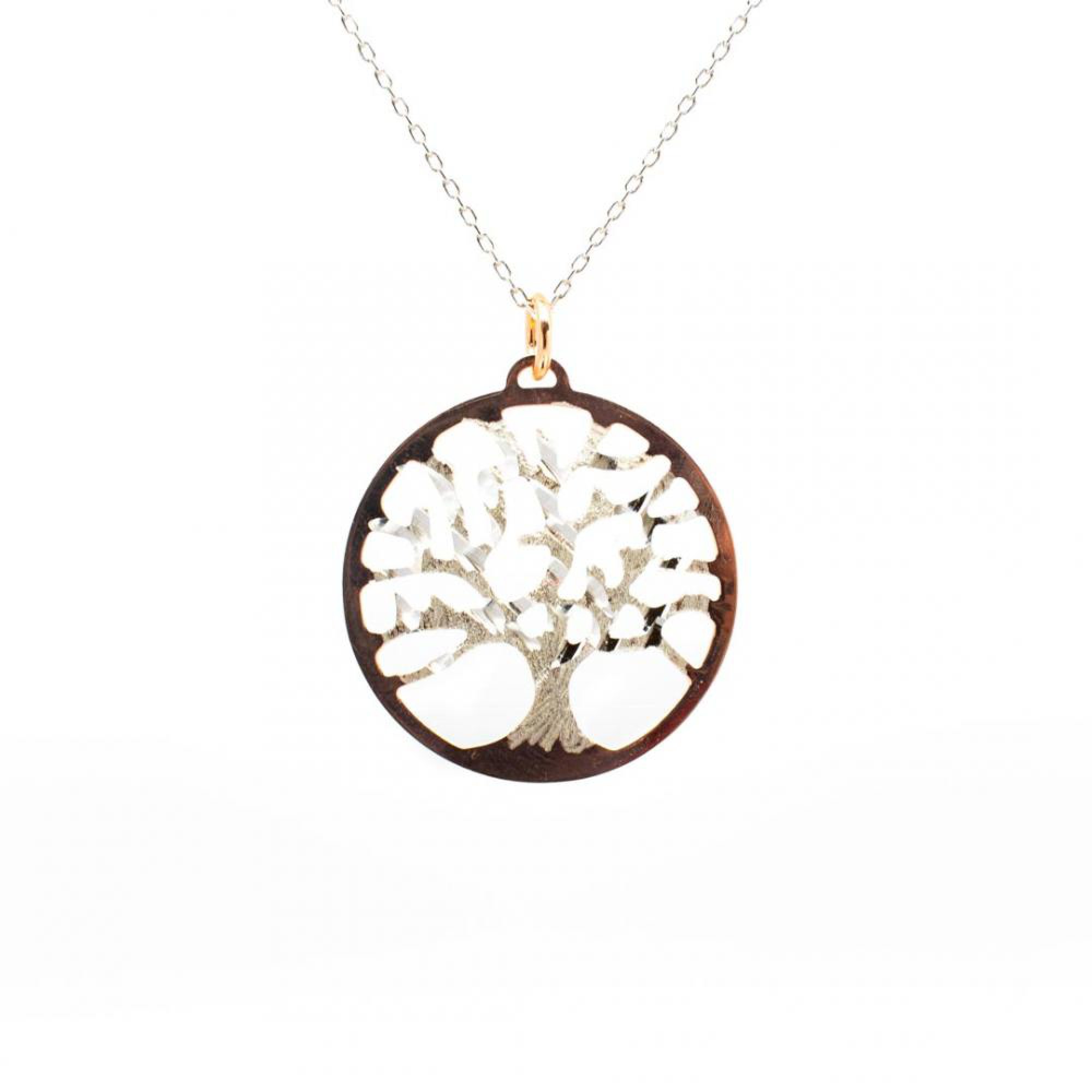 Κολιέ δέντρο της ζωής σε ροζ χρυσό