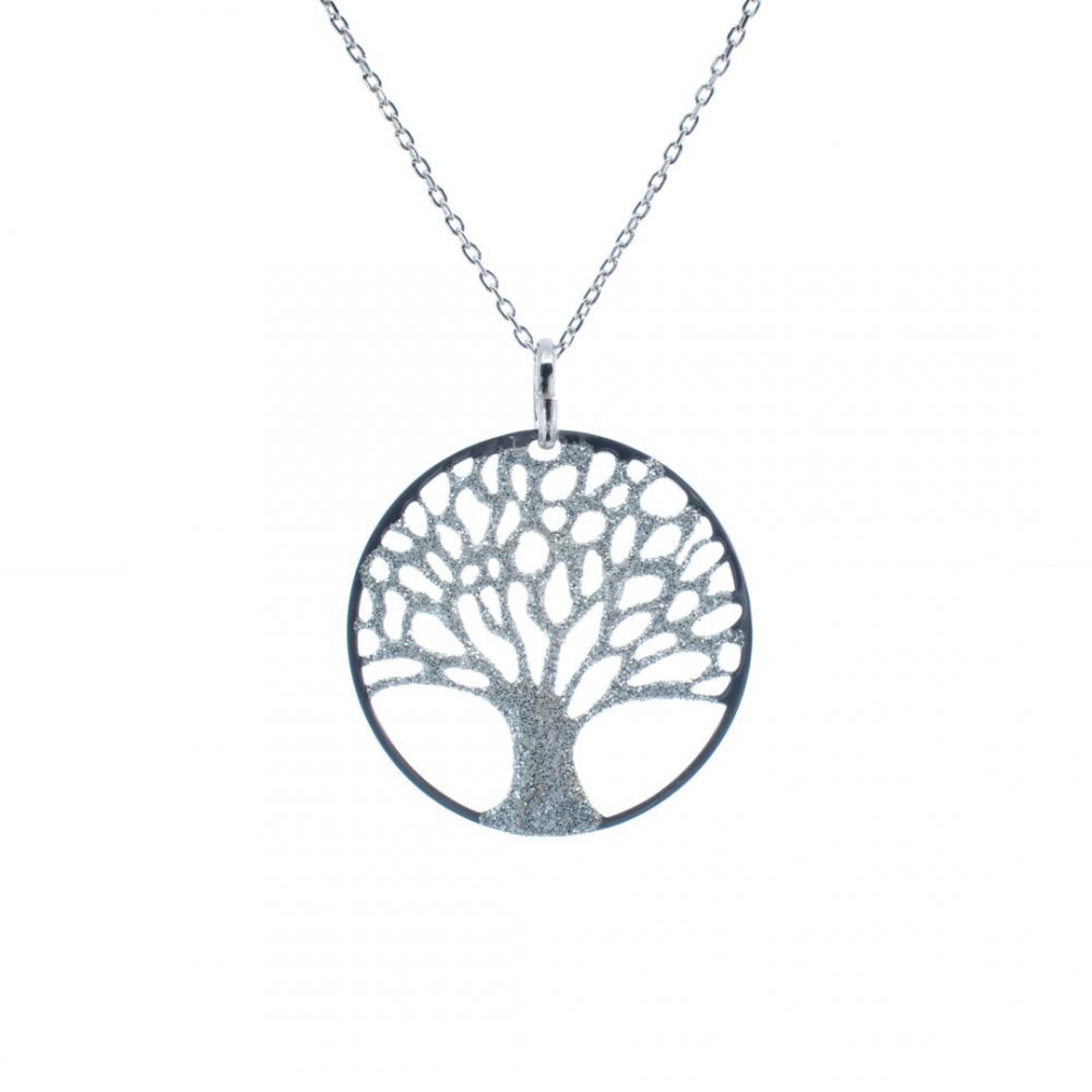 Tree of life necklace with glitter