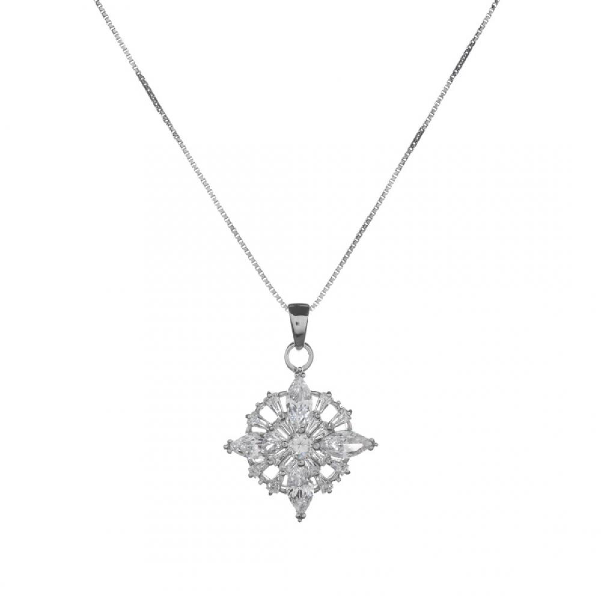 Pendant with zircon stones