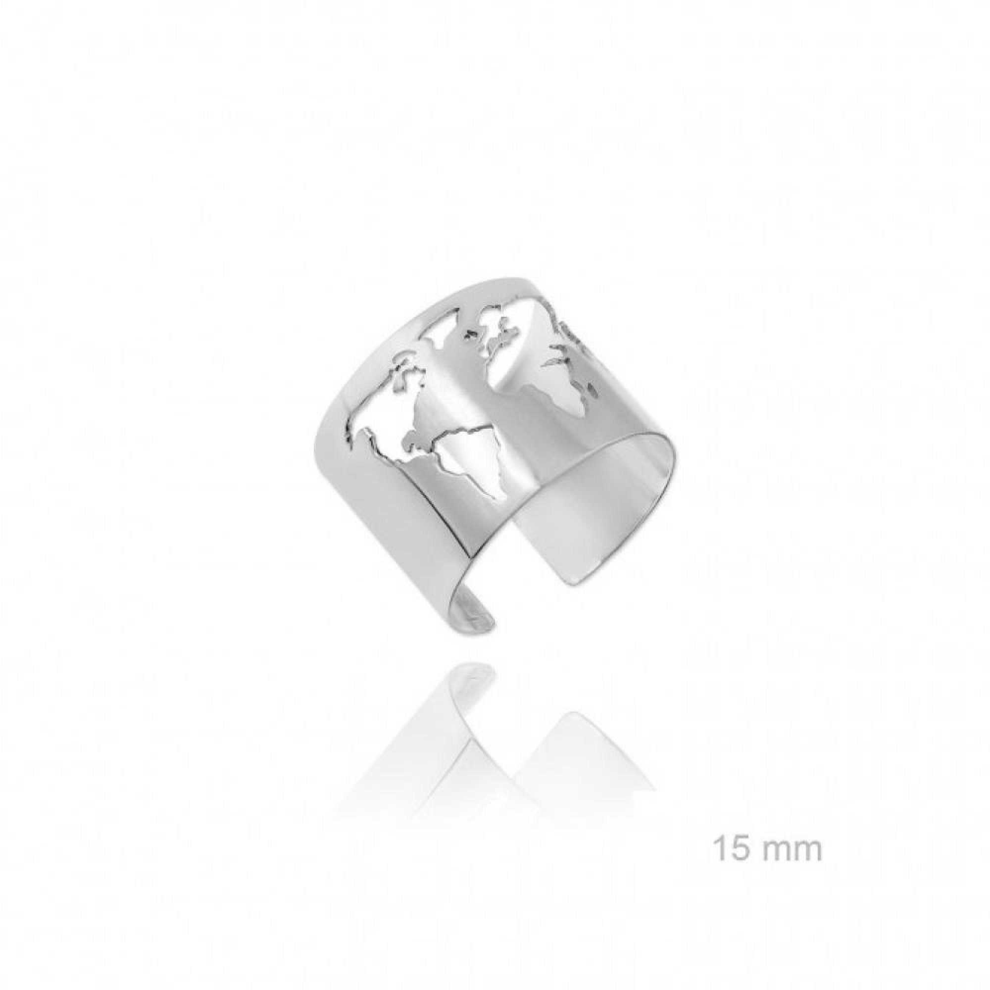 Δαχτυλίδι με τον παγκόσμιο χάρτη