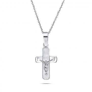 petsios Ανδρικός σταυρός με τον εσταυρωμένο 