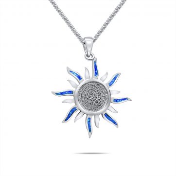 petsios Κολιέ δίσκος της Φαιστού με πέτρες όπαλ