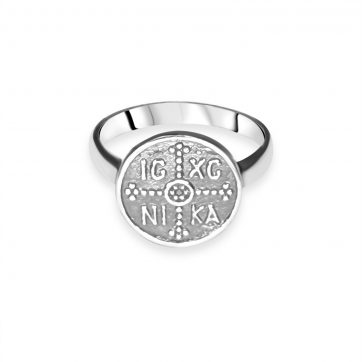 petsios Δαχτυλίδι κωνσταντινάτο οξειδωμένο