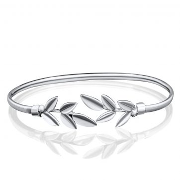 petsios Βραχιόλι κύκλος με κλαδί της ελιάς