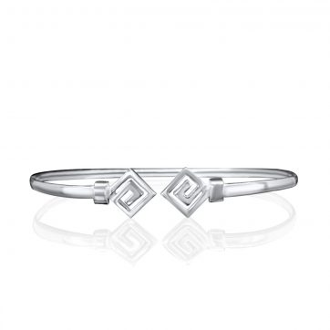 petsios Βραχιόλι κύκλος με ρόμβους μαίανδρο