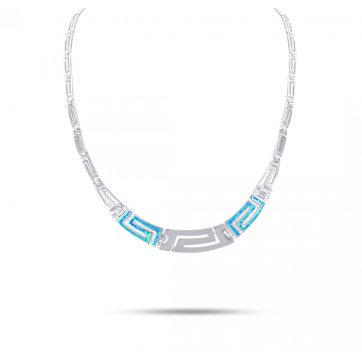 petsios Κολιέ με πέτρες όπαλ και μαίανδρο