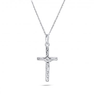 petsios Ανδρικός σταυρός με τον εσταυρωμένο 