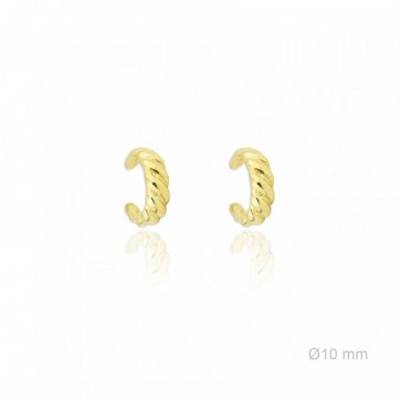 petsios Σκουλαρίκια Ear cuffs επίχρυσα