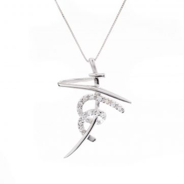 petsios Σταυρός με ζιργκόν πέτρες