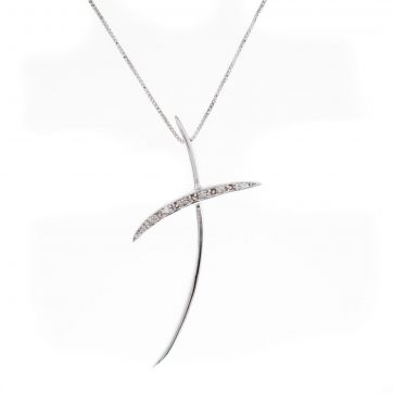 petsios Σταυρός με ζιργκόν πέτρες