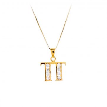 petsios Μονόγραμμα (σειρά 2) επίχρυσο