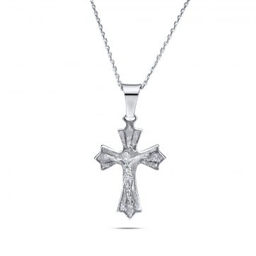 petsios Ανδρικός σταυρός με τον εσταυρωμένο