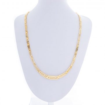 petsios Κολιέ μαίανδρος επίχρυσο