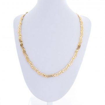 petsios Κολιέ μαίανδρος επίχρυσο