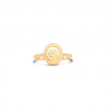 petsios Δαχτυλίδι μαίανδρος επίχρυσο