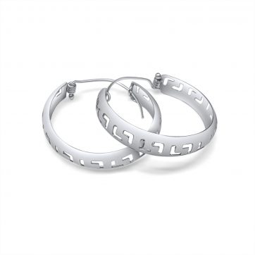 petsios Σκουλαρίκια κρίκοι μαίανδρος