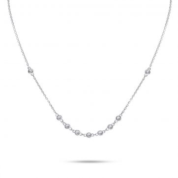 petsios Κολιέ με πέτρες ζιργκόν