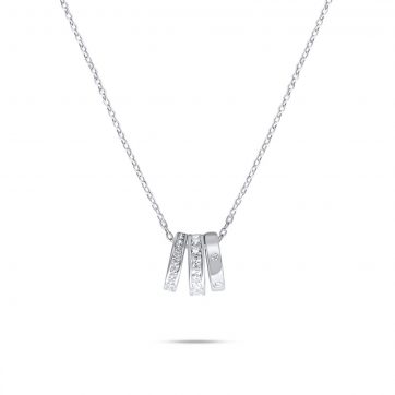 petsios Necklace with zircon stones