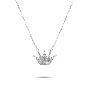 petsios Crown necklace with zircon stones