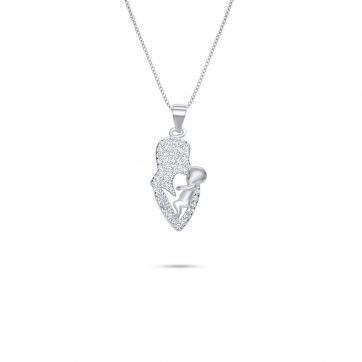 petsios Motherhood necklace with zircon stones