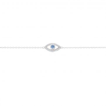 petsios Βραχιόλι μάτι με πέτρες ζιργκόν