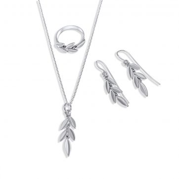 petsios Σετ κλαδί ελιάς οξειδωμένο