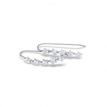 petsios Σκουλαρίκια climbers με αστέρια