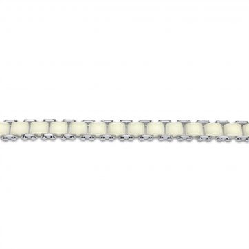 petsios Χειροπέδα ατσάλι δίχρωμη