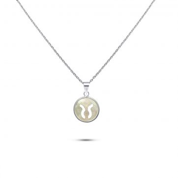 petsios Κολιέ Ταύρος με φίλντισι