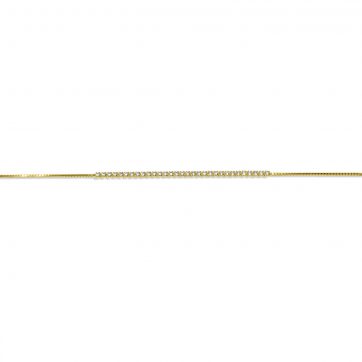 petsios Βραχιόλι επίχρυσο με πέτρες ζιργκόν