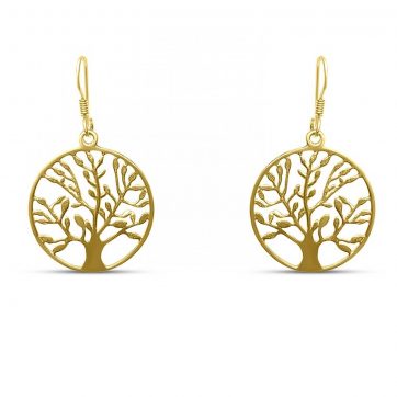 petsios Επίχρυσα σκουλαρίκια δέντρο της ζωής