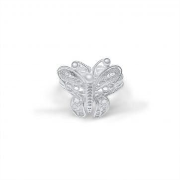 petsios Δαχτυλίδι φιλιγκράν σε σχήμα πεταλούδας