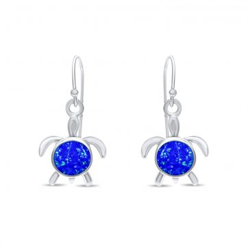 petsios Dangle turtles opal earrings 