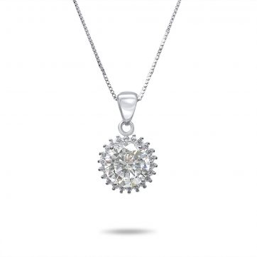 petsios Κολιέ με πέτρες ζιργκόν